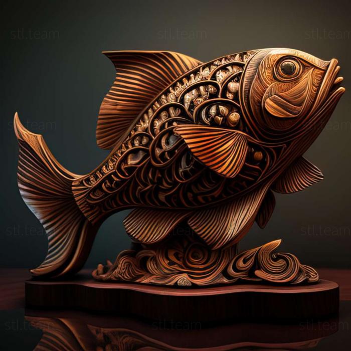 3D модель Наннакара рыба (STL)